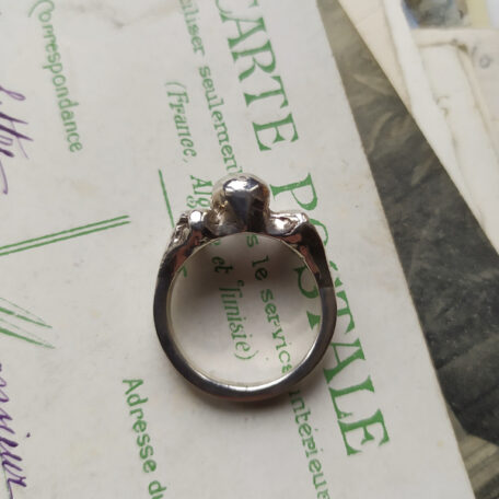 Petite bague skull and crossbones JRSR