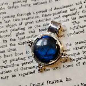 pendentif labradorite bleue